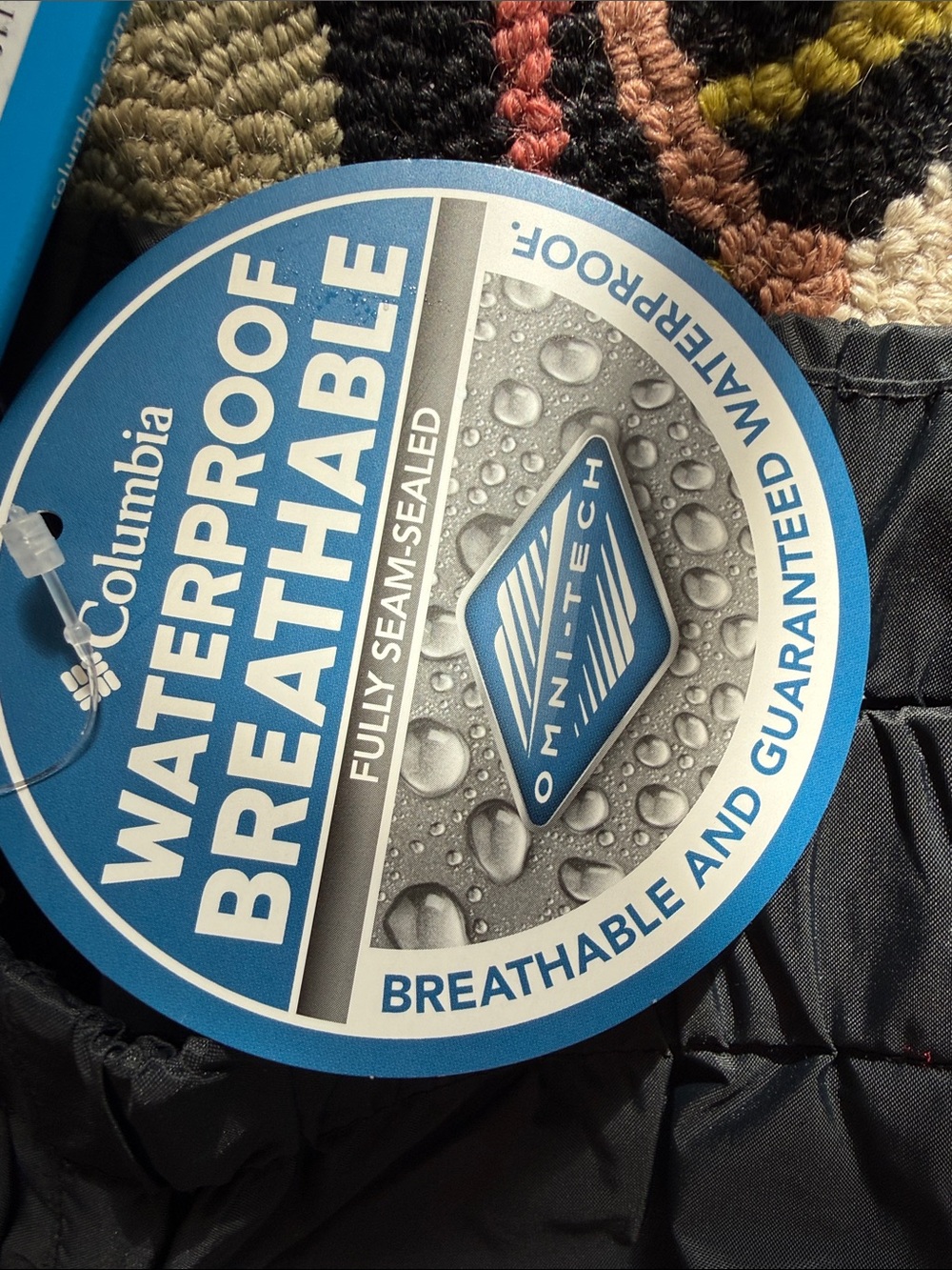 Columbia Blue and White Apparel Tags - Picture 4 of 8